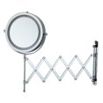thumbnail image 1 of 3X/5X Magnifying Mirror Wall-Mount Double-sided Magnified Mirror Extendable Makeup Mirror 7-Inch Vanity Mirror No-drill Installation, 1 of 7