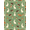 Sage Green, Pattern 3, variant on ODIKA Whimsical Forest Print Vintage Frame Doormat Bedside Ripple Bunny Refined Non-Slip Flatwoven for Living Room, Under Sectional, Family