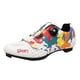 thumbnail image 2 of Zapatilla de ciclismo de carretera - Tacos de 2 y 3 pernos compatibles con las calas SPD / Look System Zapatillas de deporte para bicicletas de carret Blanco 47 Macarena Zapatillas de bicicleta de carretera para hombre, 2 of 8