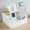 White, variant on Desktop Storage Box Plastic Cosmetic Organizer Rack Multi-Purpose Makeup and Accessory Storage for Bathroom, Dressing Table, and Office