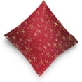 thumbnail image 5 of GZHJMY Christmas Red Snowflake Throw Pillow Cover 16 x 16 Inch, Soft Square Cushion Case for Couch Sofa Bedroom Car Farmhouse Home Decor Home Decor, 5 of 7