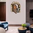 thumbnail image 4 of Puerta Abrazando árbol Jardín Mirilla Caprichosa Escultura de árbol Decoración, Libre, Patios Traseros, Decoración, Novedad Dinosaurio de CUTICAT decoraciones de gnomos, 4 of 8
