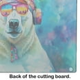 thumbnail image 5 of Carolines Treasures DAC4028LCB 15 x 12 in. Unisex Hippie Animal Polar Bear Glass Cutting Board, 5 of 5