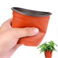 thumbnail image 2 of Lot de 75 pots de plantation en plastique de 10 cm, pour semis et transplantation de plantes, 2 of 4