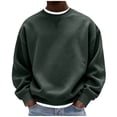thumbnail image 2 of fatyb Men's Crew Neck Sweatshirts Casual Long Sleeve Loose Pullover Athletic Outdoor Workout Sweat Shirts, 2 of 5