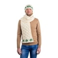 thumbnail image 3 of Cable Knit Shamrock Scarf, 3 of 4