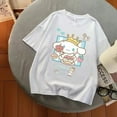 thumbnail image 6 of Sanrio Cinnamoroll Multicolor Graphic T Shirts Kawaii Girl Y2k Top Aesthetic Harajuku Summer Oversized T Shirt Women Clothes Tee, 6 of 22