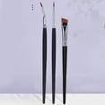thumbnail image 6 of 3 Pieces Professional Angled Eyeliners Brush Set With Soft Synthetic Fibers Great For Achieving Precise Eye Makeup Styles, 6 of 9