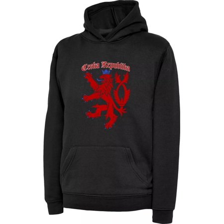 Ceska Republika (Czech Republic) Hoodie Dragon Patriotism National Flag Hood Top