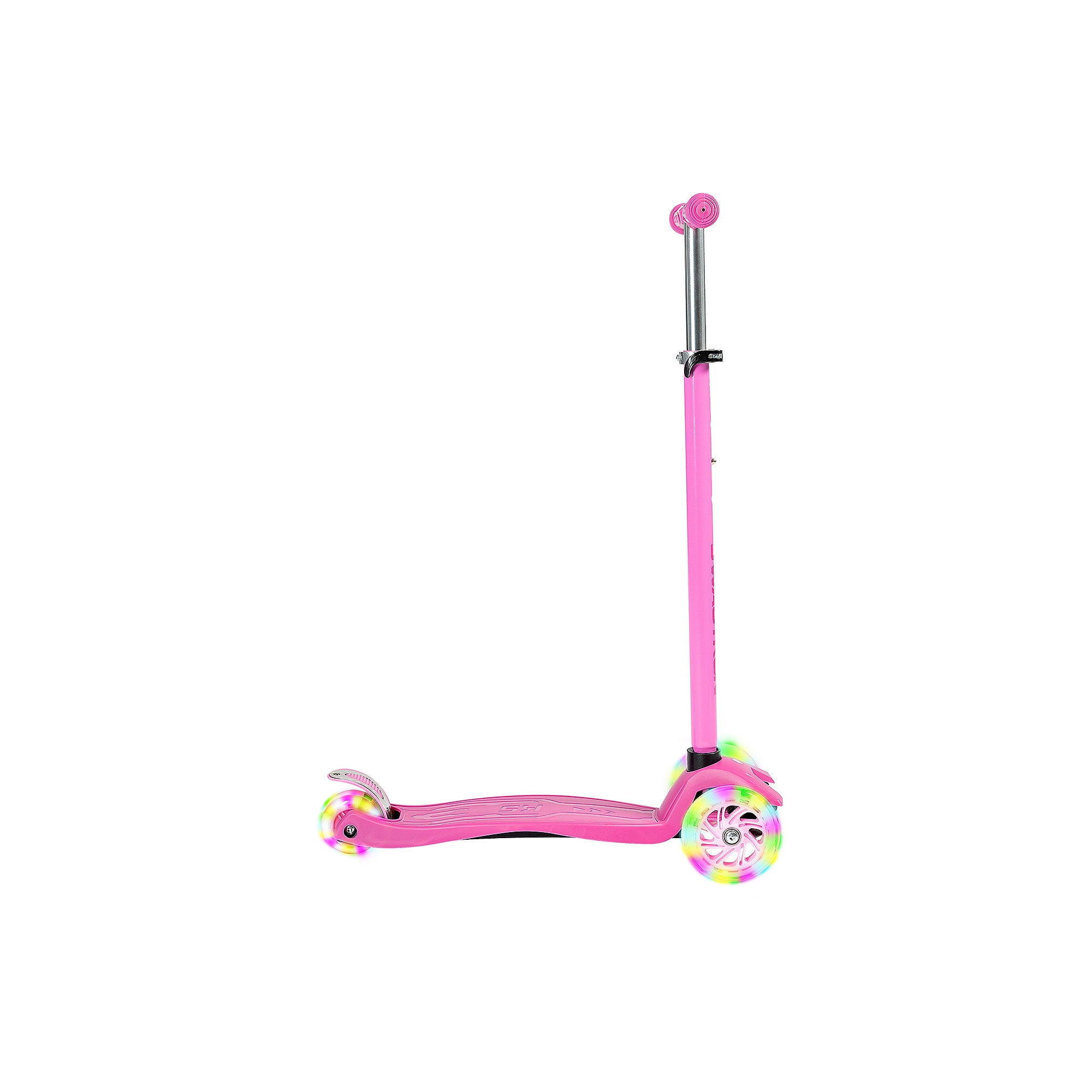 Swagtron K5 3-Wheel Kids Scooter with Light-Up Wheels Height-Adjustable for Boys or Girls Ages 3+