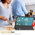 thumbnail image 2 of Funda Con Soporte Triple para Encendido/apagado Automático para Amazon Fire HD 10 (flor Albaricoque), 2 of 9