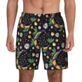 thumbnail image 2 of Goofa Snake And Flower Printed Men's Swim Trunks Board Shorts Quick Dry Mens Swimming Trunks with Compression Liner,Breathable Fit Hawaii Beach Shorts-XX-Large, 2 of 9