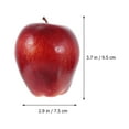 thumbnail image 2 of TAILTOSS 4Set Vivid Red Delicious Props Simulated Red Delicious Dark Red Photo Prop for Kindergarten, 2 of 8