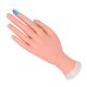 thumbnail image 3 of Entrenamiento de uñas Práctica de uñas Mano Flexible Móvil Uñas de mano artificiales, Práctica Herramienta de práctica de manicura (mano izquierda), 3 of 4