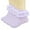 Purple, variant on KAWELL 5 Pairs Toddler Baby Girls Ruffle Lace Socks Cotton Frilly Ankle Soft Dress children Princess Socks 2-15T