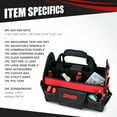 thumbnail image 4 of DNA Motoring TOOLS-00207 Red 21 PCs Portable Tool Kit Household General Repair Combination Pliers Adjustable Wrench Set Hand Tool Canvas Bag, 4 of 7