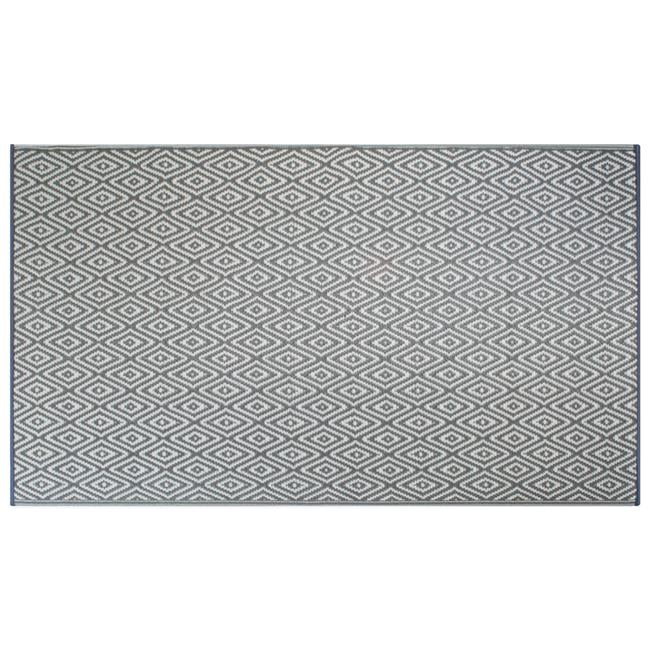 4 x 6 ft. Grey Diamond Outdoor Rug