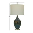 thumbnail image 3 of DecMode 25" Blue Table Lamp with White Linen Shade (2 Count), 3 of 10