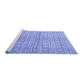 thumbnail image 2 of Ahgly Company Machine Washable Indoor Rectangle Abstract Blue Contemporary Area Rugs, 8' x 10', 2 of 4