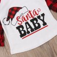 thumbnail image 2 of Bilo Cute Baby Girls Christmas Long Sleeve Cotton Santa Baby Ruffle Tops T-shirt Letter Clothes (3-4 Years), 2 of 3