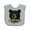 AC-Heather Grey, variant on Inktastic Pigeon Forge Tennessee Black Bear Graphic Boys or Girls Baby Bib