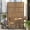 Teak, variant on AwayHome Outdoor Privacy Screen 72" Metal Fence Panel, Freestanding Wind Resistant, Patio Balcony Divider, Matte Teak
