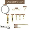 thumbnail image 3 of KB2549 Picture Hanging Assortment Box 217/pk - Brass, 3 of 6
