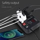 thumbnail image 5 of Car Power Inverter 300W DC 12V to AC 220V Car Converter Adapters Fast Charging 4 USB Ports Socket Cigarette Lighter Inverter, 5 of 5