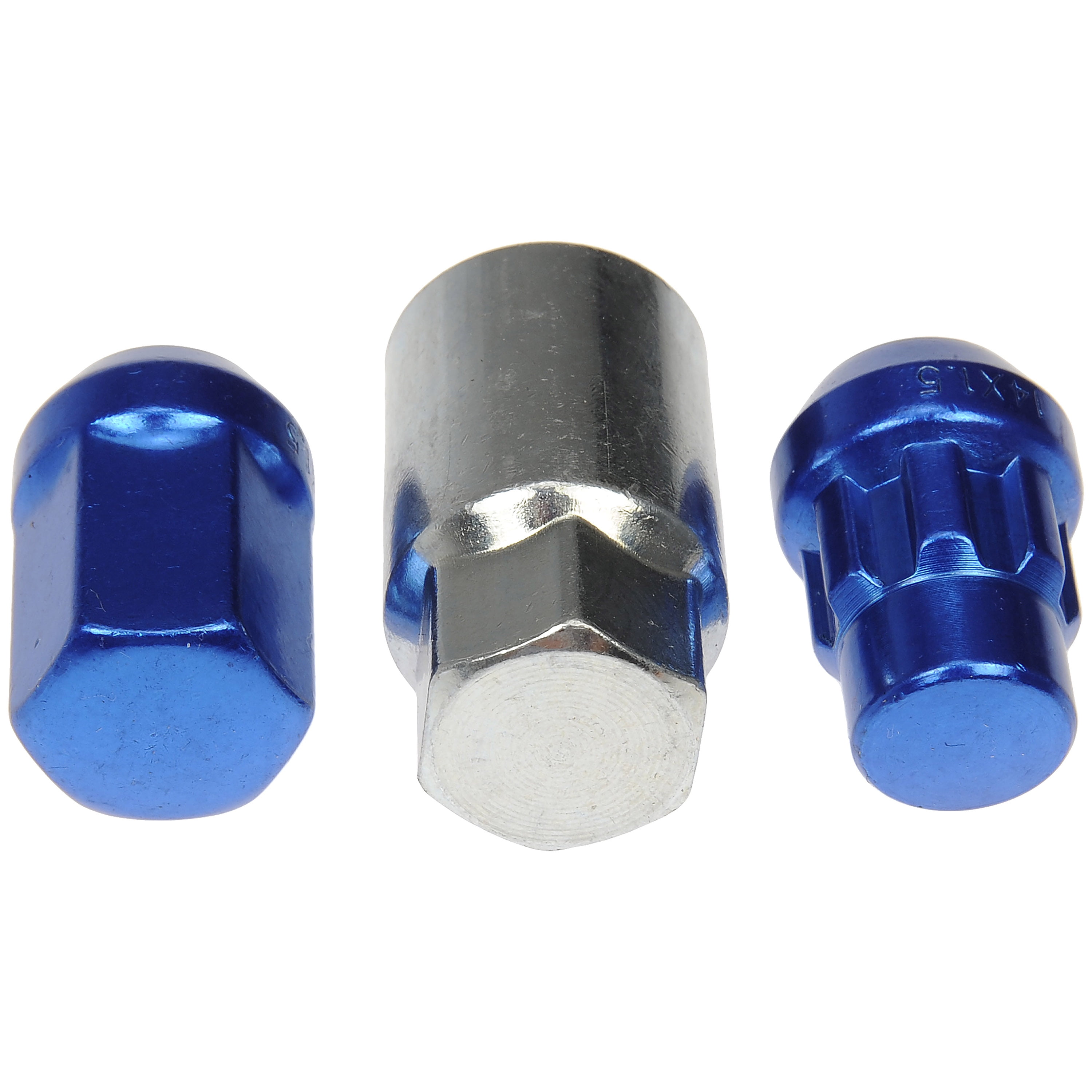 Dorman 713-675D Wheel Lug Nut for Specific Models, Blue Chrome (Pack of 20)