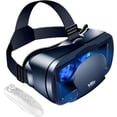 thumbnail image 1 of VR Headset, 3D VR Glasses Virtual Reality Headset for iPhone & Android with Controller, Compatible 5.0-7.0 inch, Anti-Blue Light Adjustable Universal Virtual Reality Goggles for Kids & Adults, 1 of 7