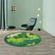 thumbnail image 5 of Alfombras de baño, alfombras para sala de estar, alfombra de área, alfombra de baño redonda de musgo verde, alfombra de imitación, alfombra para dormitorio y sala de estar, alfombra antideslizante par, 5 of 7