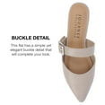 thumbnail image 4 of Journee Collection Womens Shaella Tru Comfort Foam Mules Slip On Pointed Toe Flats, 4 of 6