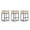 Cream and Black, variant on Manhattan Comfort Embassy 29" Faux Leather Barstool in Cream (Set of 3)