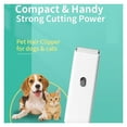 thumbnail image 3 of Dog Hair Clipper Low Noise Grooming Clipper Wireless Mute Pet Hair Trimmer for Cats and Dogs ,Cordless Using, 3 of 11
