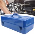 thumbnail image 1 of Blue Tool Chest Storage Organizer, Blue Toolbox Metal Structure High Load Bearing Portable Tool Storage Organizer for Workshop Garage Car Job Site, 1 of 7