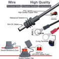 thumbnail image 5 of 10M/32.8FT 18AWG Power Cable Low Temperature Resistance Power Cord Cable High Temperature Resistance Connector, 5 of 5