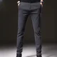 thumbnail image 4 of Pantalones holgados para hombre, rectos, de verano, holgados, informales, de algodón, para negocios, oficina, ropa barata y original, pantalones de vestir, 4 of 4