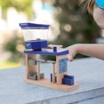 thumbnail image 4 of DEEPCRAFF Wood Train Set Accessories for Kids Wooden Railway Station Shape 1pc, 4 of 6