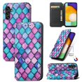 thumbnail image 1 of Compatible With Samsung Galaxy A13 5g Case Colorful Wallet Card Slot Pu Leather Kickstand Magnetic Rfid Blocking Cover, 1 of 3