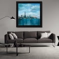 thumbnail image 3 of Silvia Vassileva 20x20 Black Modern Wood Framed Wall Art Titled - Manhattan Tower of Hope, 3 of 6