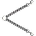 thumbnail image 1 of Buckle-Down Dog Leash Splitter Suits Gray Stone 1 Foot Long 1 Inch Wide, 1 of 1