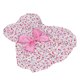 thumbnail image 2 of Falda floral para mascotas pequeñas, vestido con lazo de conejo, ropa floral, falda floral linda para perros pequeños, conejos, rosa M, 2 of 5