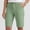 Green, variant on Josdec Women's High Waist Stretch Bermuda Shorts Knee‑Length Workwear Chino Straight Tube with Multi‑Pockets for Hiking Daily Wear