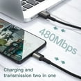 thumbnail image 3 of 5A USB Type C Cable For Samsung Xiaomi mi Redmi Fast Charging USB-C Cable Mobile Phone Charger USBC Type-C Data Wire Cord Black_5 1m, 3 of 7
