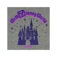 thumbnail image 5 of Disney Girls' Walt Disney World Cinderella Castle Glitter Logo High-Low Hem Kids T-Shirt, 5 of 5