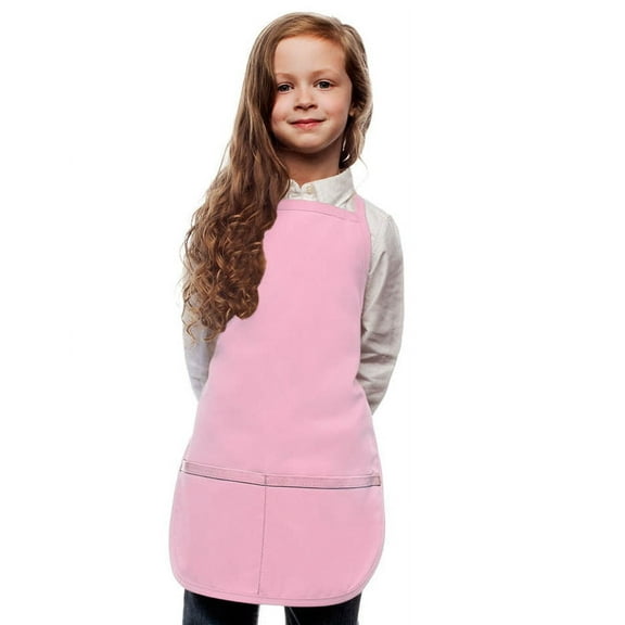 Pink Kids Art Smock Apron by My Little Doc