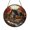 Acrylic 3.5 Inch, variant on Decorative Garden Cottage Stained Glass Window Hanging with Tree, Stream, and Peaceful Landscape