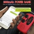 thumbnail image 3 of Emergency Hand Crank Radio With Led Flashlight Am/fm Noaa Portable Weather Radio, 3 of 5