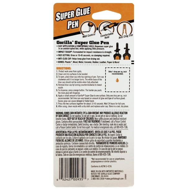 Gorilla Glue Super Glue Pen104408 Walmart.ca
