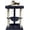 Smoky, variant on Leopard Print 3 Level Small Tree with Top Perch, Middle Hammock & Bottom Bed, Sisal Tower with Ball and Anti-Tip Strap, Indoor Furniture